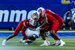 safety Lyrik Rawls #2 of the Kansas Jayhawks