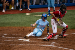 Lawrence, KS - October 18, 2025 - during a game against Nebraska at Arrocha Bllpark in Lawrence, KS. Photo by Sydney Allan/Kansas Athletics