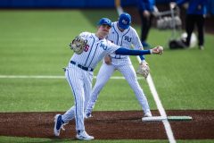 LAWRENCE, KS - 03.06.2025 - infielder Brady Ballinger #26 of the Kansas Jayhawks during game vs Milwaulkee in Lawrence, KS. Photo by Sydney Allan/Kansas Athletics