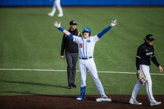 LAWRENCE, KS - 03.06.2025 - infielder Brady Ballinger #26 of the Kansas Jayhawks during game vs Milwaulkee in Lawrence, KS. Photo by Sydney Allan/Kansas Athletics