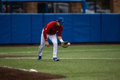 Lawrence, KS - October 24, 2025 -  Dylan Schlotterback #7 of the Kansas Jayhawks during a game against K-State at Hoglund Ballpark in Lawrence, KS. Photo by Sydney Allan/Kansas Athletics